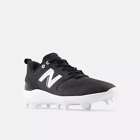 New Balance Fresh Foam 3000 v6 Molded Cleat - Black w/ White