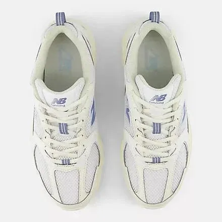 New Balance Unisex 530 Sneakers- Cream/ Blue