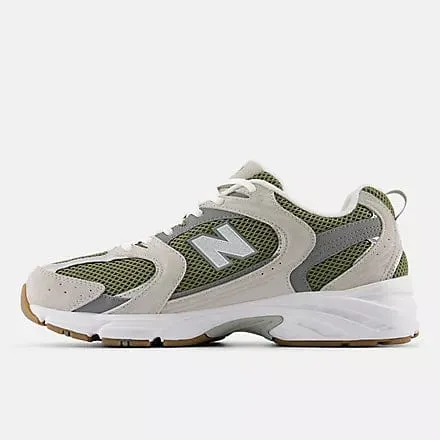 New Balance Unisex 530 Sneakers- Green/Grey