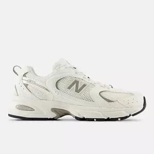 New Balance Unisex 530 Sneakers- White/ Brown