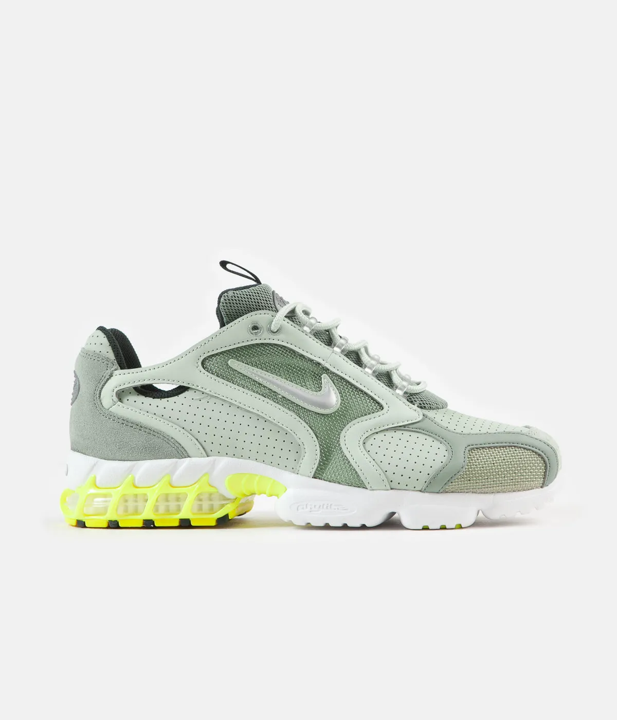 Nike Air Zoom Spiridon Cage 2 Shoes - Pistachio Frost / Metallic Silver