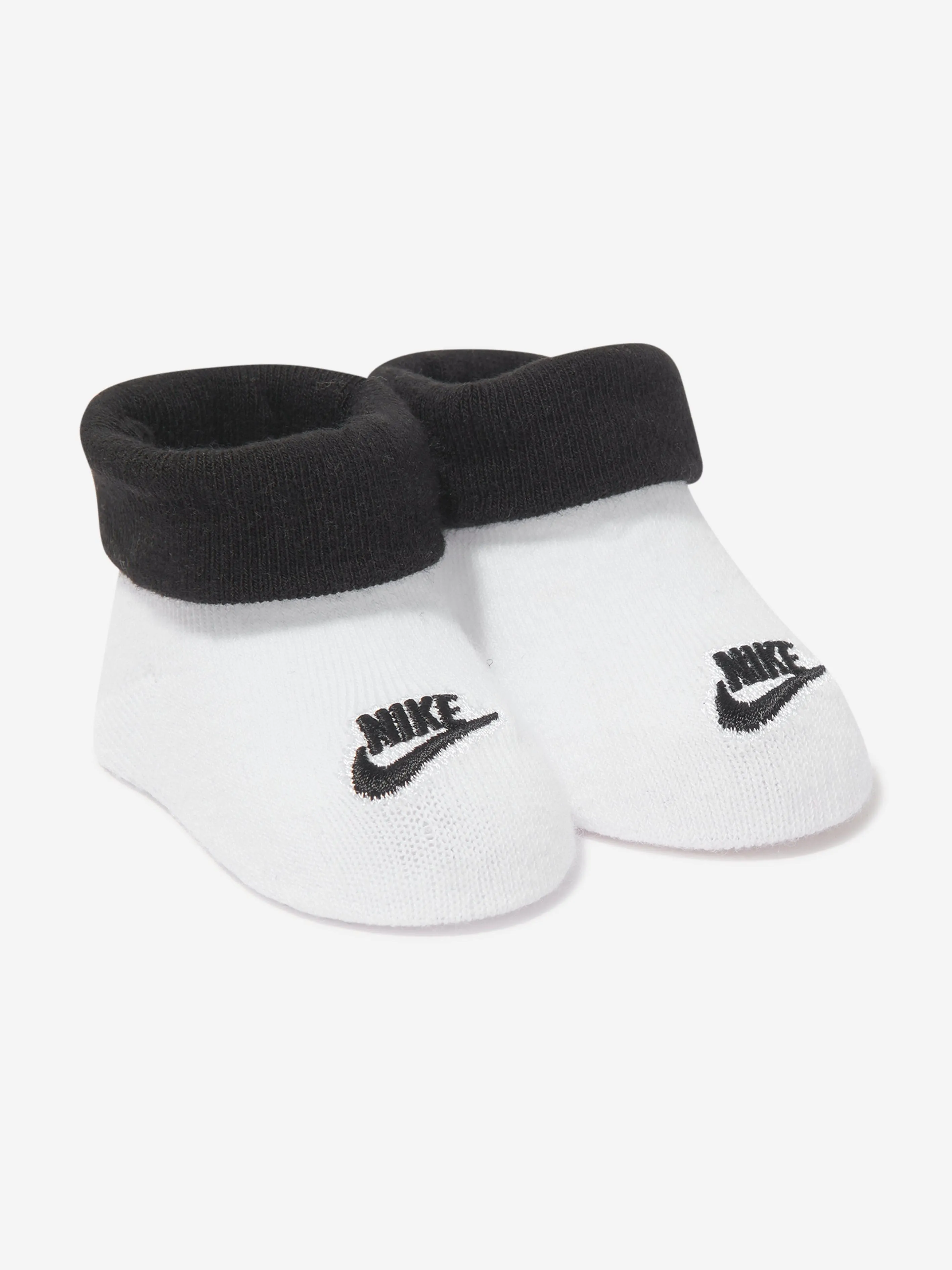 Nike Baby Boys Futura Bootie Socks Set in Black