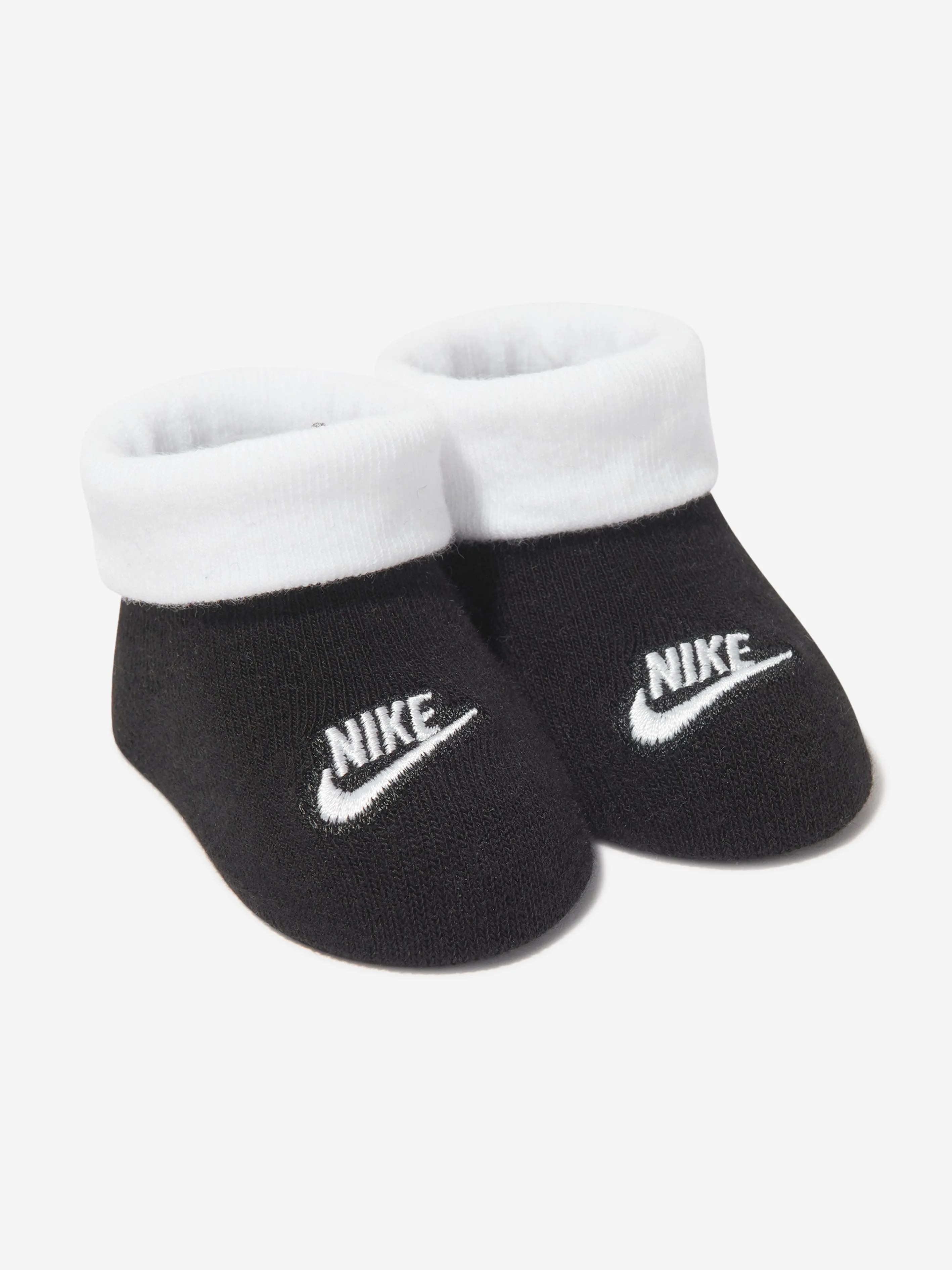 Nike Baby Boys Futura Bootie Socks Set in Black