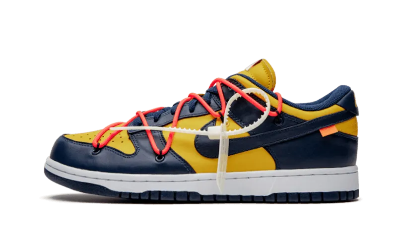 Nike Dunk Low Off-White University Gold Midnight Navy