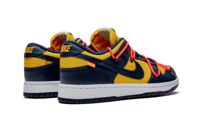 Nike Dunk Low Off-White University Gold Midnight Navy