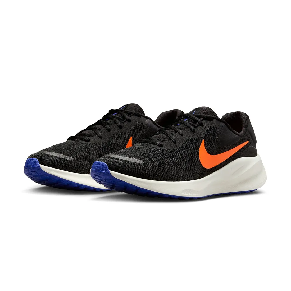 Nike Revolution 7 Men's Road Running Shoes Black Orange