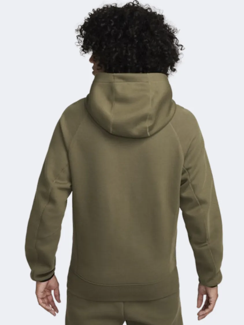 Nike Tech Fleece Men Lifestyle Hoody Medium Olive/Black