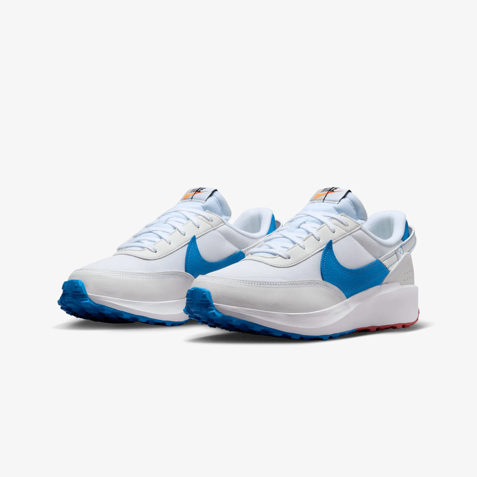 Nike | WAFFLE DEBUT  { WHITE/LT PHOTO BLUE-SUMMIT WHITE