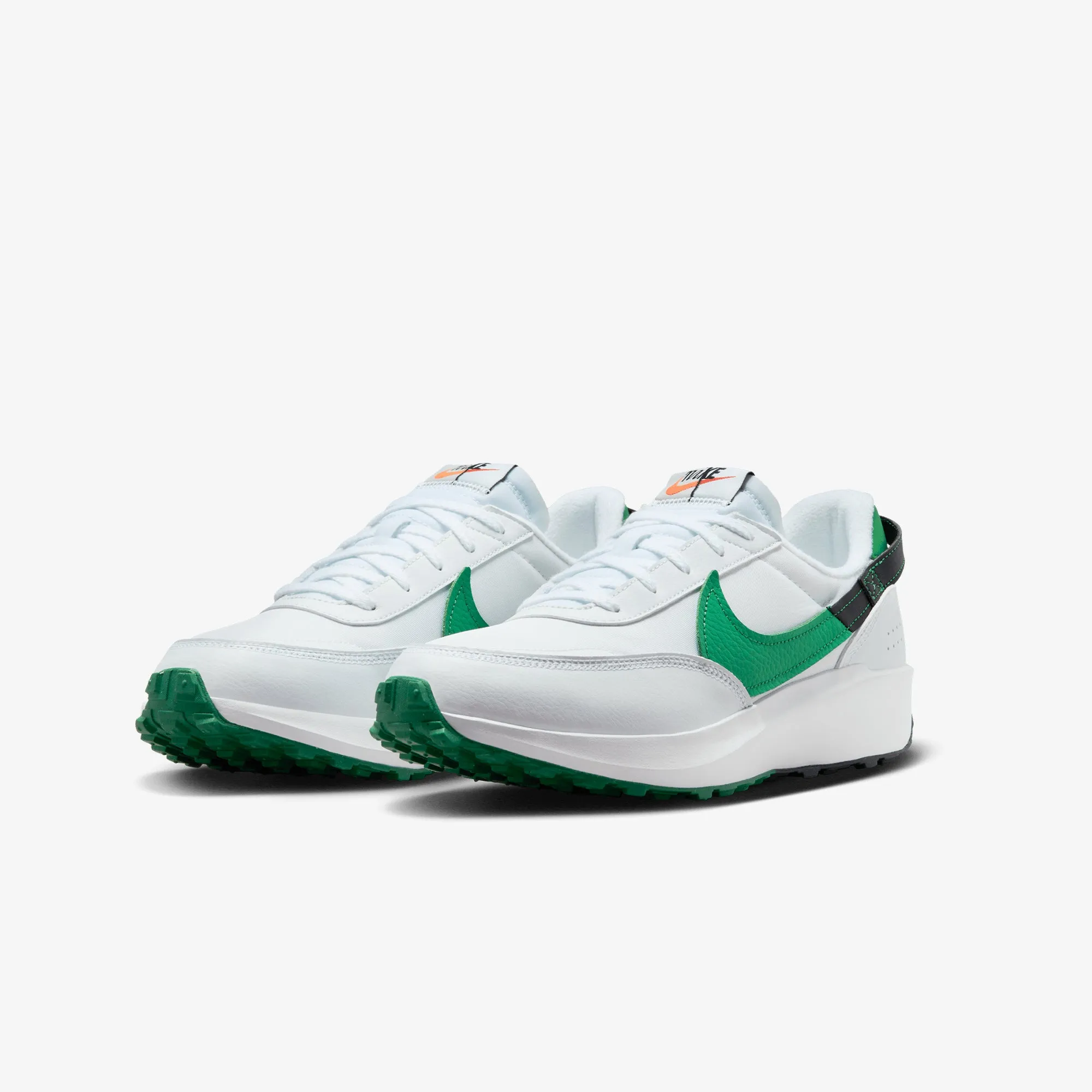 Nike | WAFFLE DEBUT  { WHITE/STADIUM GREEN-BLACK-WHITE