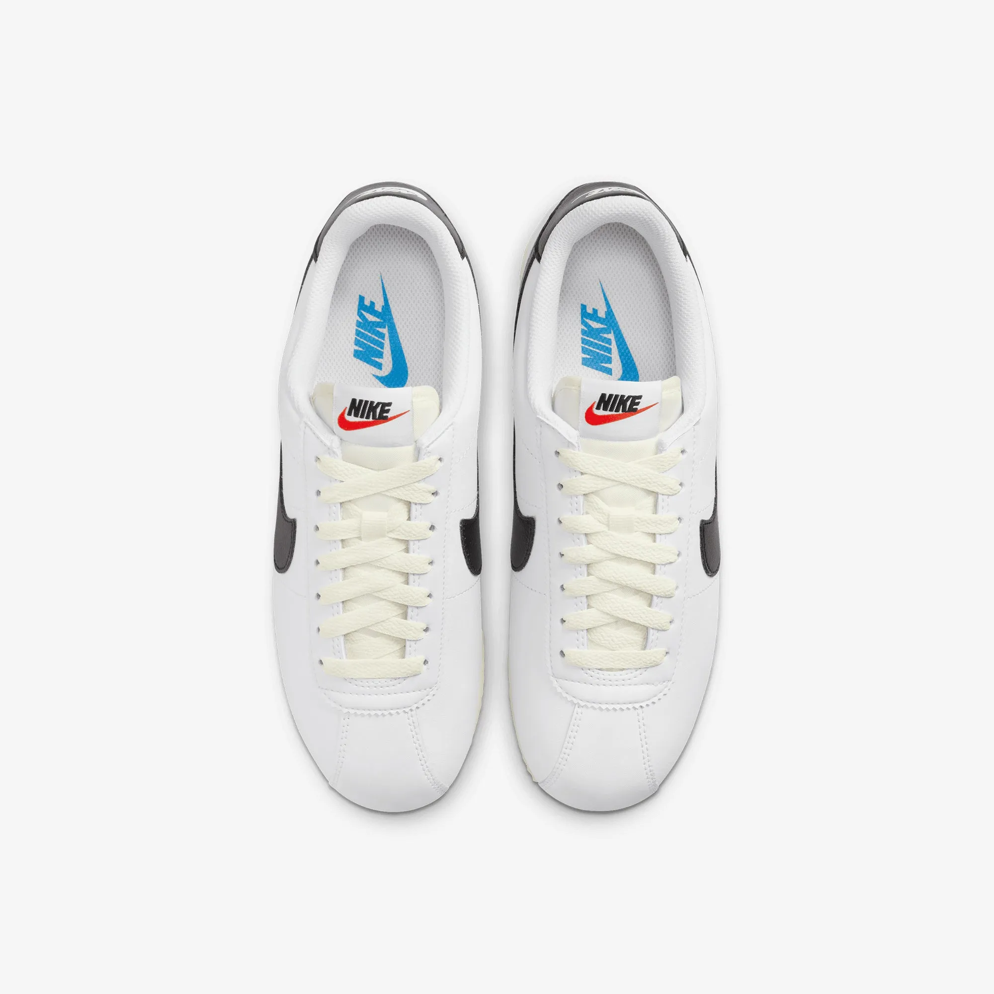 Nike | WMN'S CORTEZ  { WHITE/BLACK-LT PHOTO BLUE-SAIL