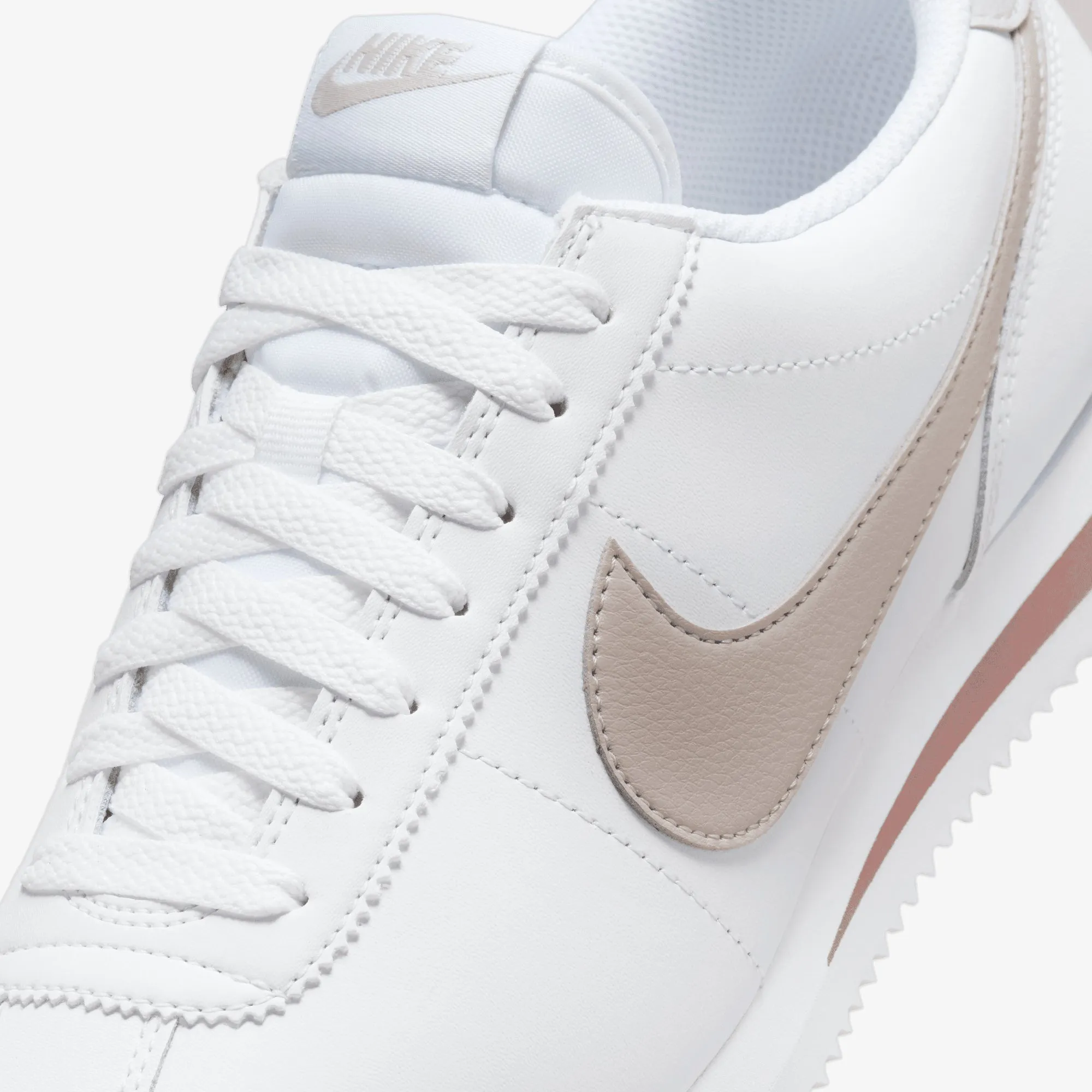 Nike | WMN'S CORTEZ  { WHITE/PLATINUM VIOLET-SMOKEY MAUVE-BLACK