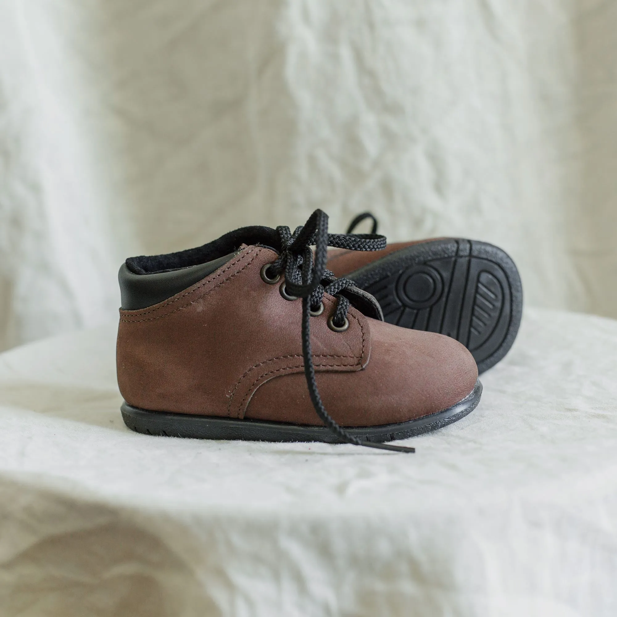 Ollie First Walker | Chocolate Nubuck