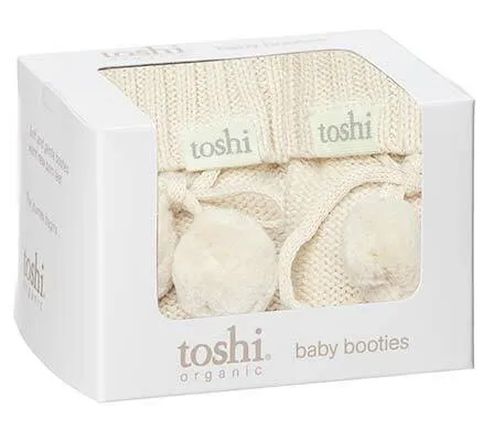 Organic Booties | Cream