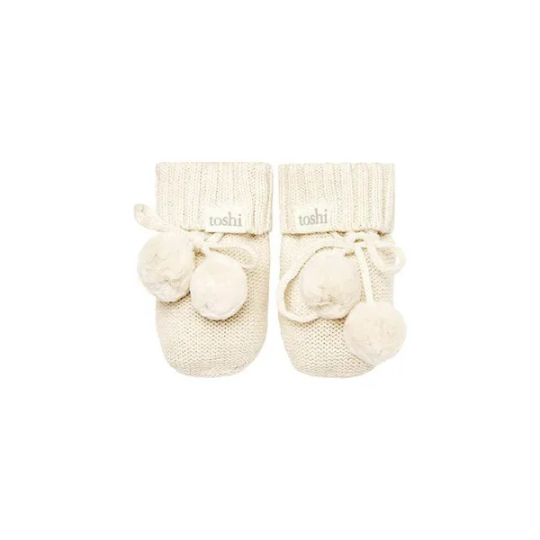 Organic Booties | Cream