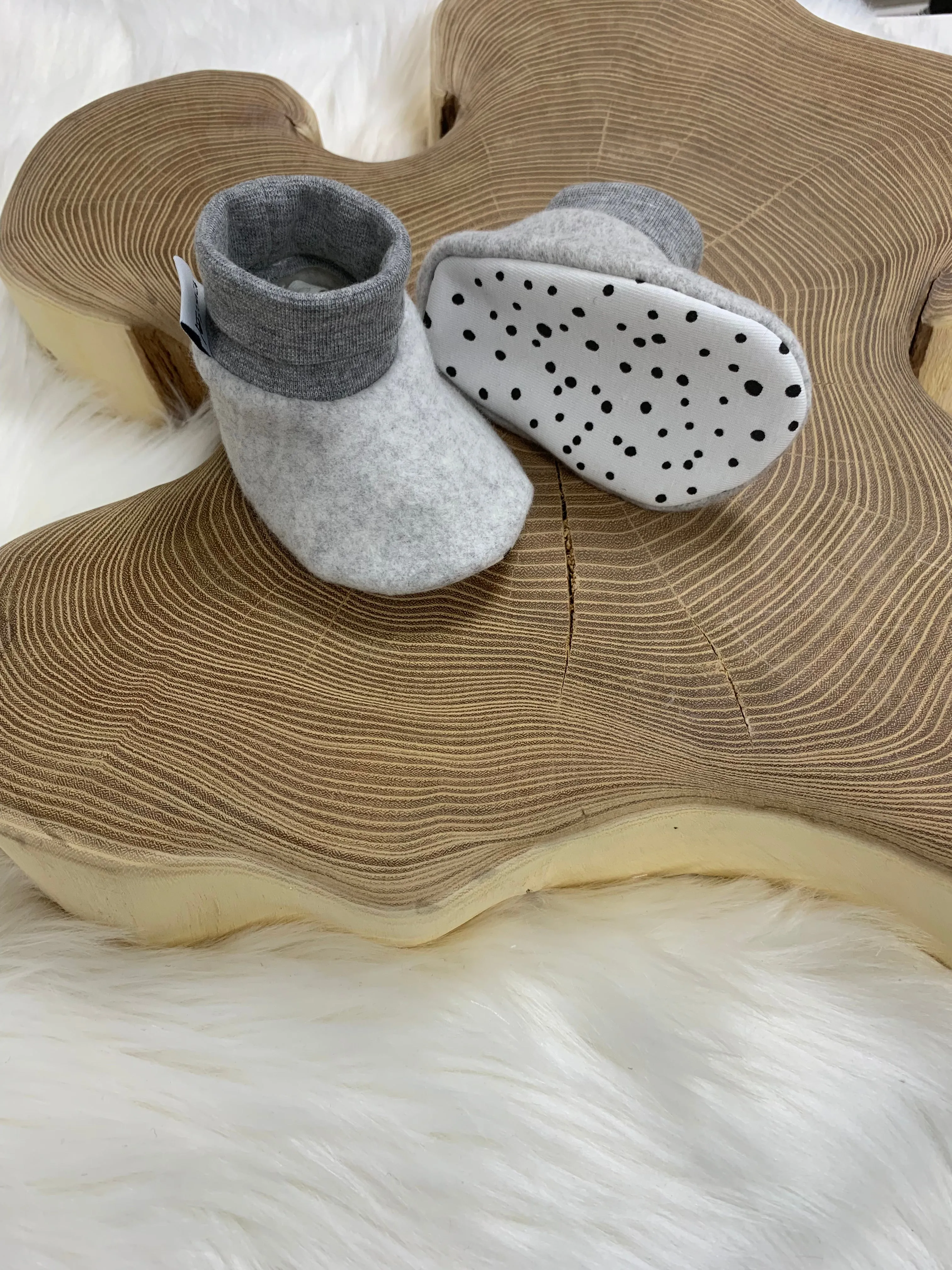 organic Fleece-Booties