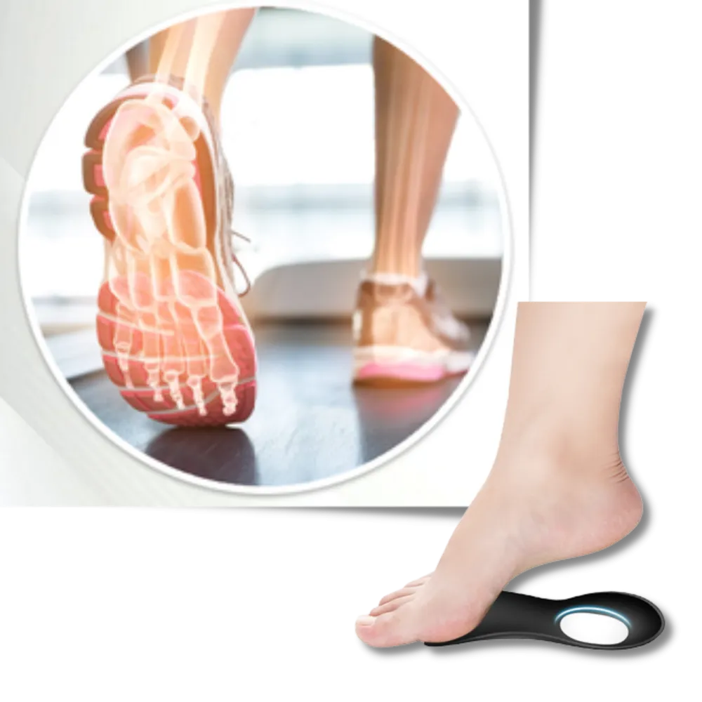 Orthopedic insoles for flat feet