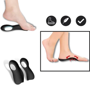 Orthopedic insoles for flat feet