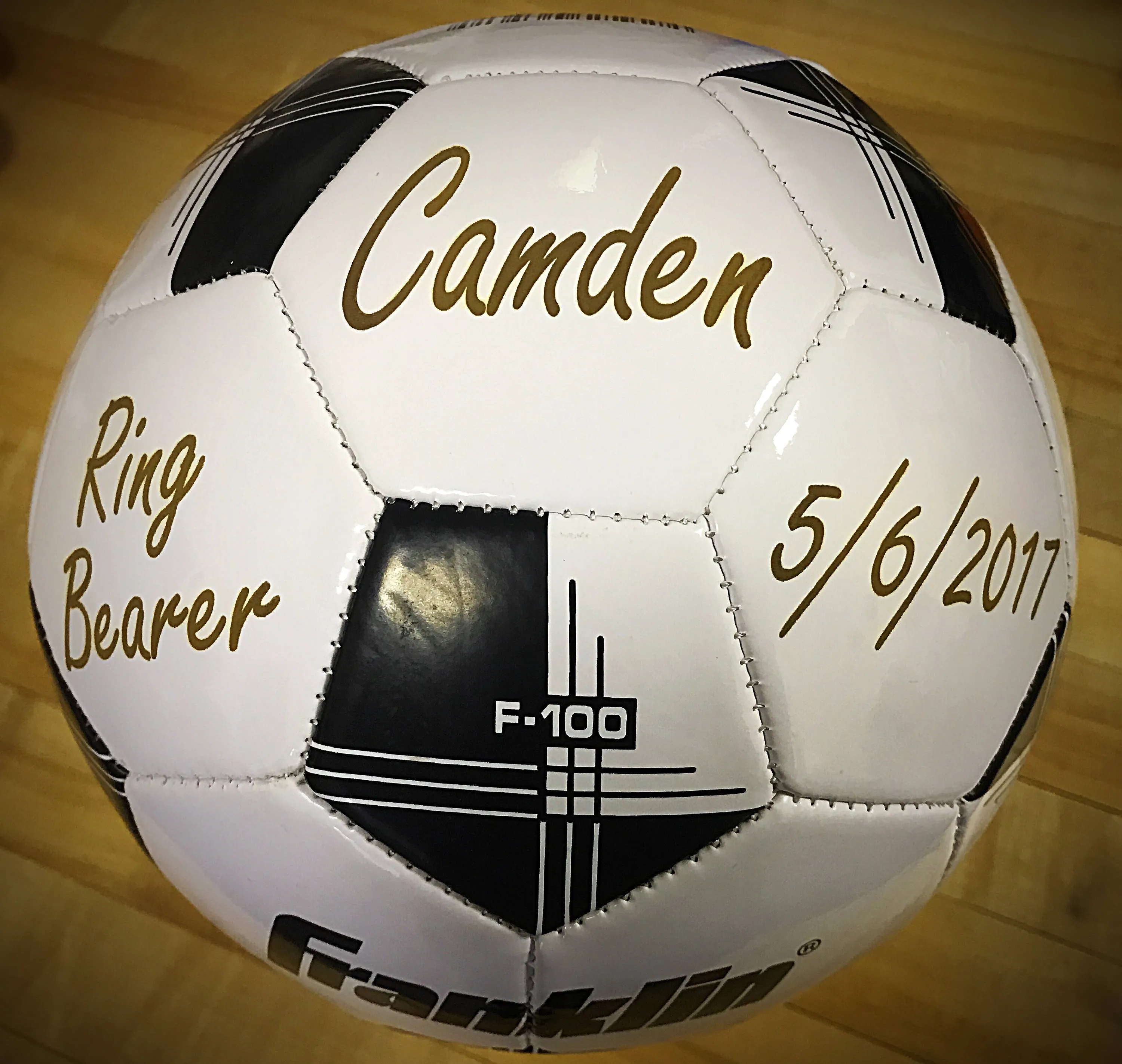 Personalized Soccer Ball, Flower Girl/Bridesmaid Gift