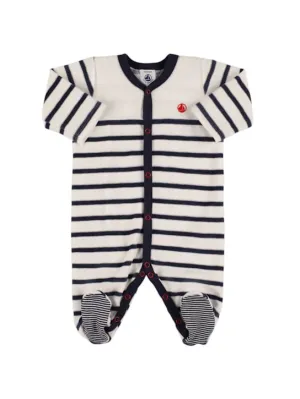 Petit Bateau   Printed cotton romper 