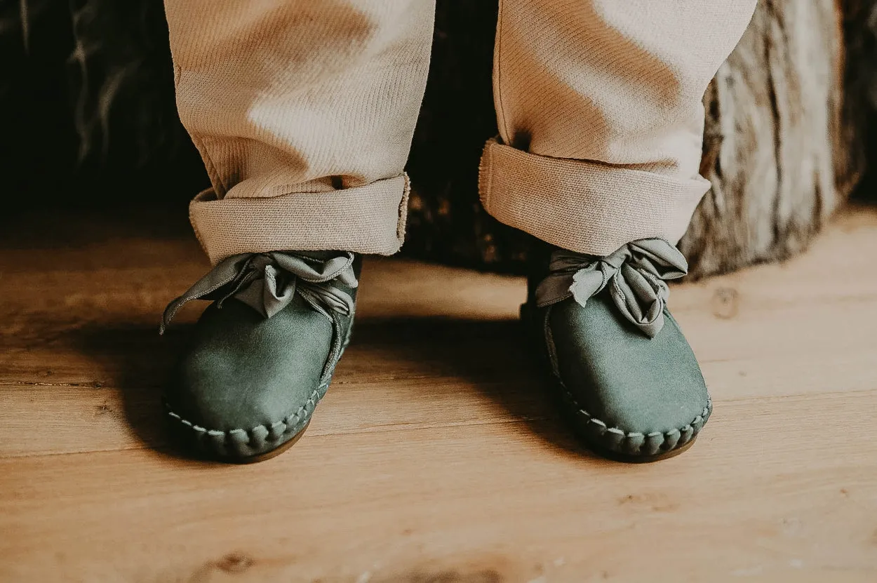 Pina Organza Booties | Grey Nubuck   Grey Cotton