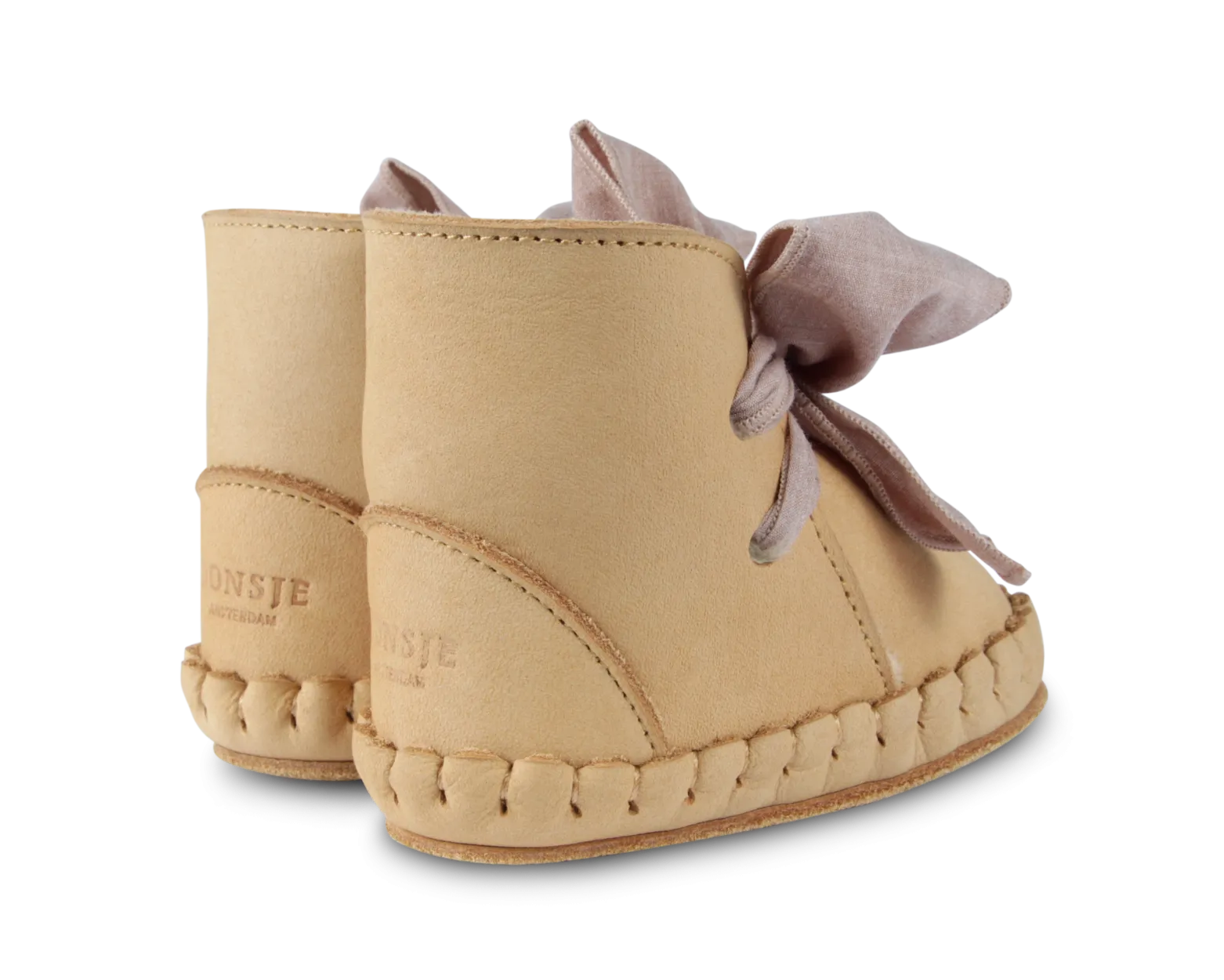 Pina Organza Booties | Kaki Nubuck