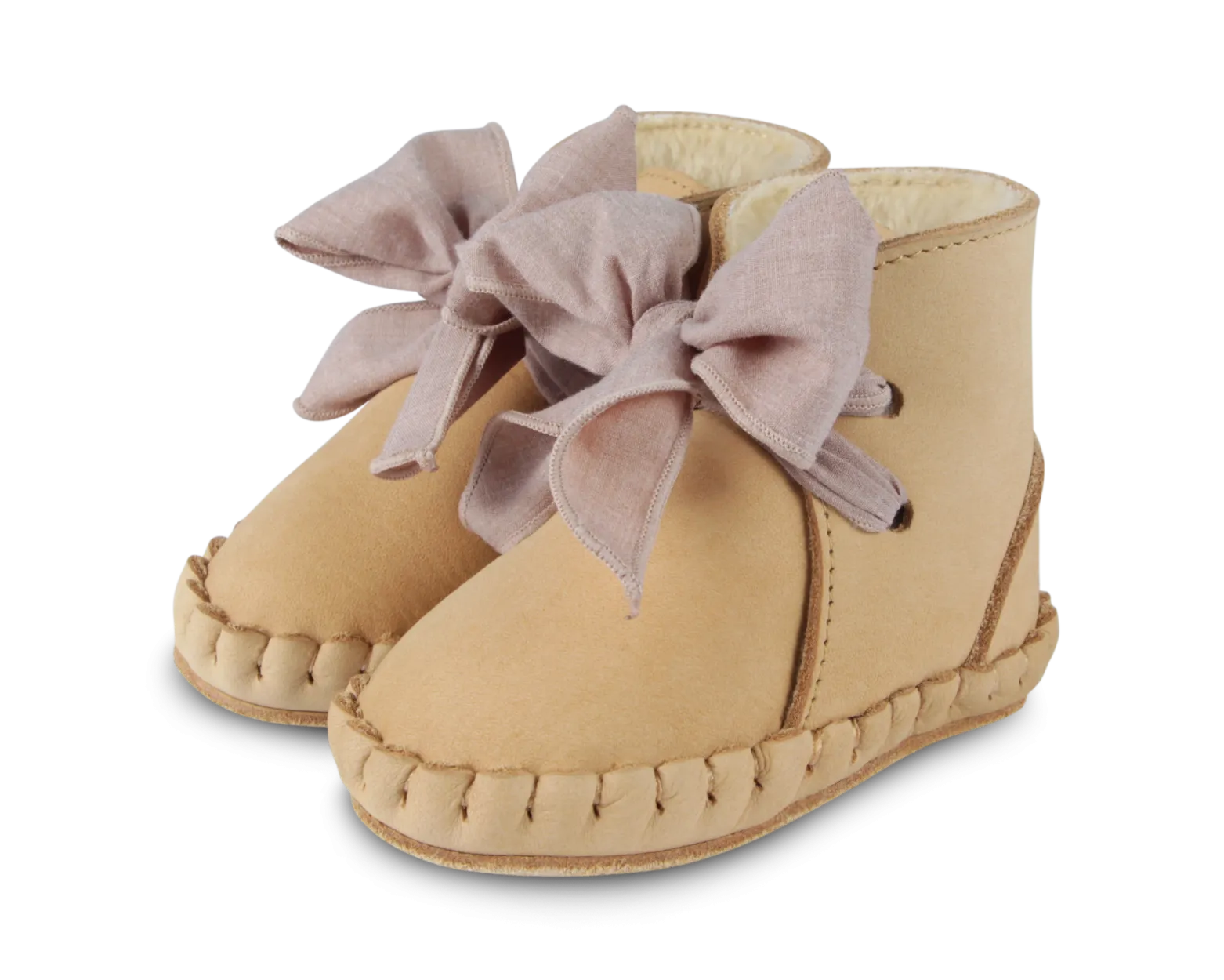 Pina Organza Booties | Kaki Nubuck