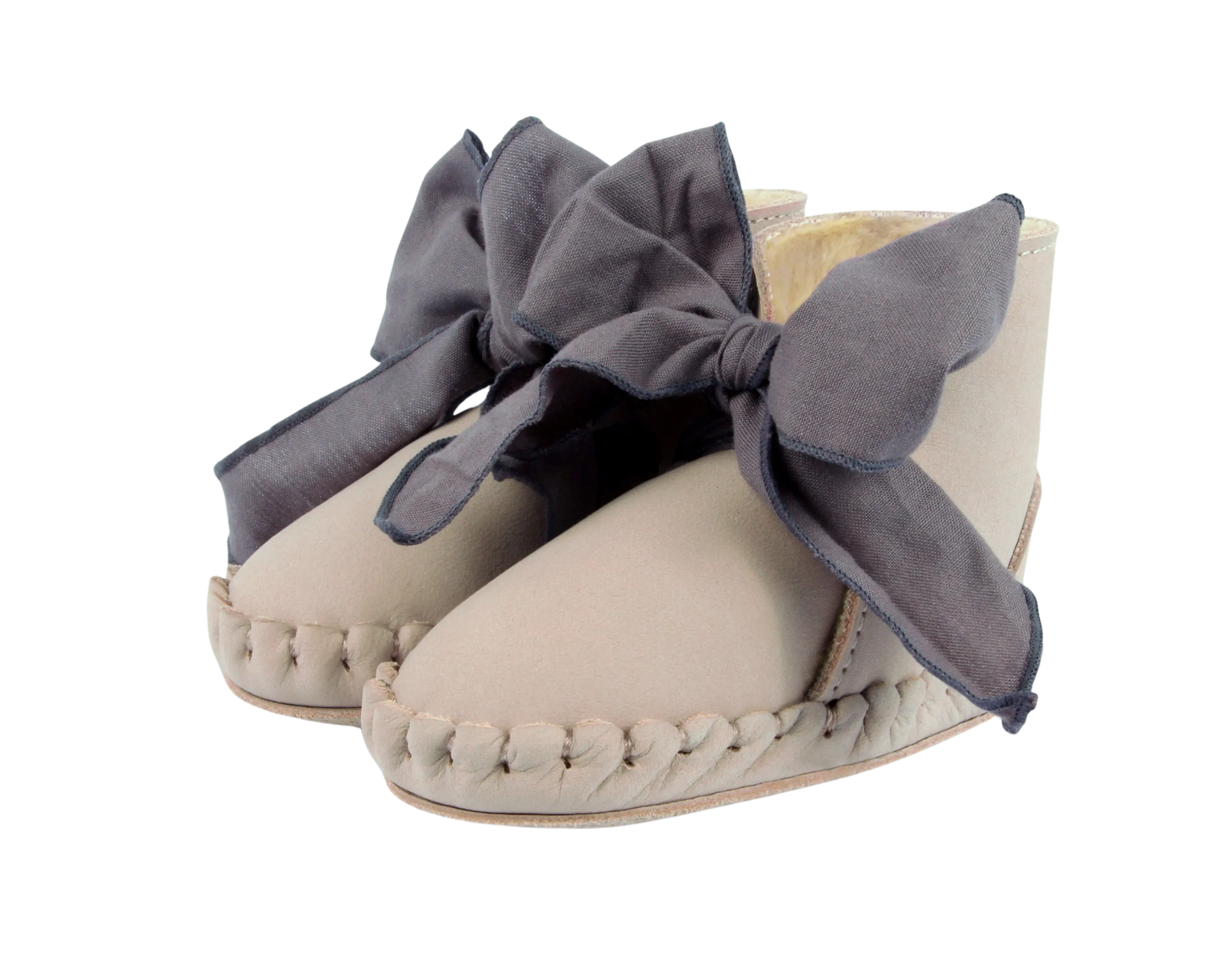 Pina Organza Booties | Lilac Nubuck   Lavender Cotton