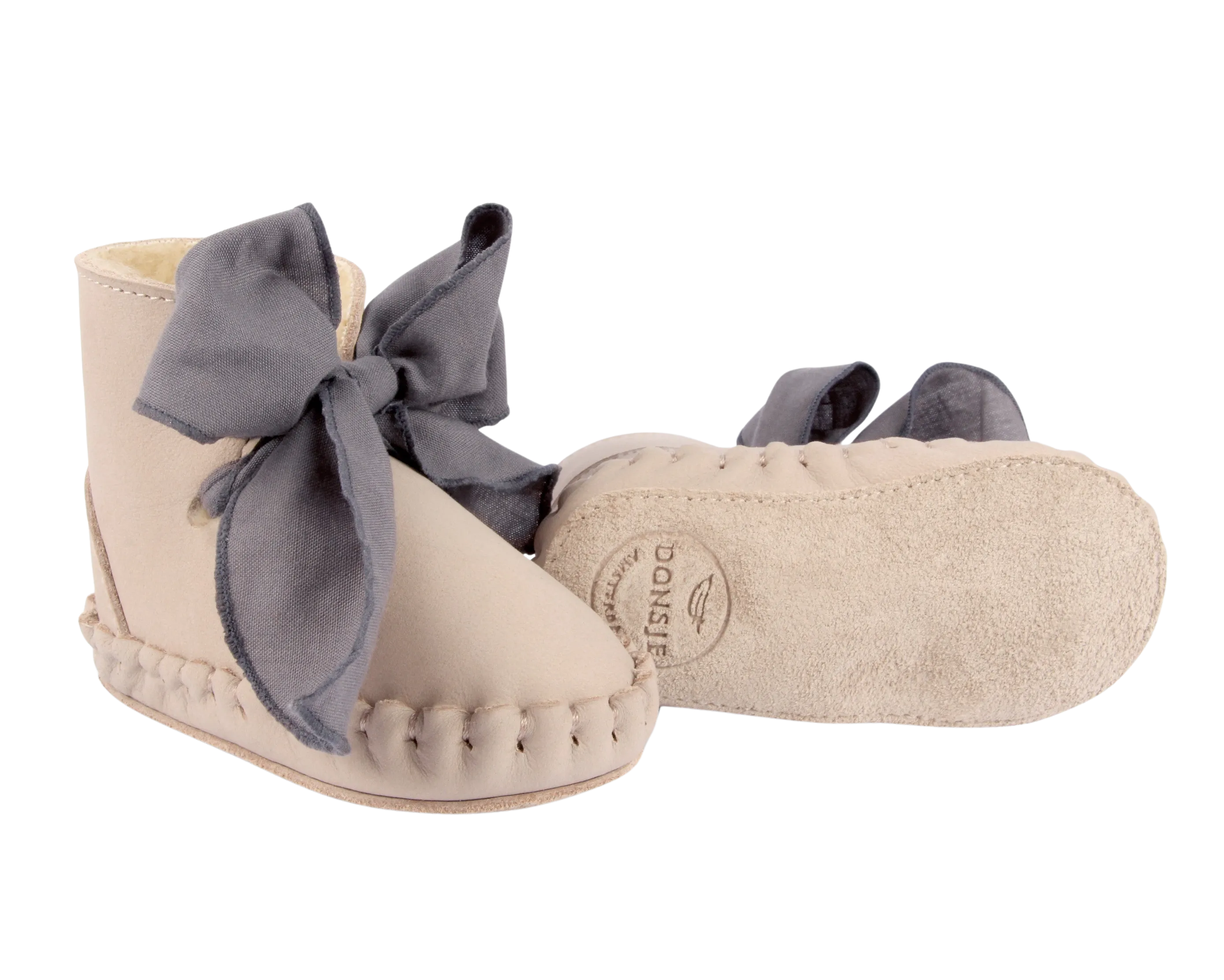 Pina Organza Booties | Lilac Nubuck   Lavender Cotton