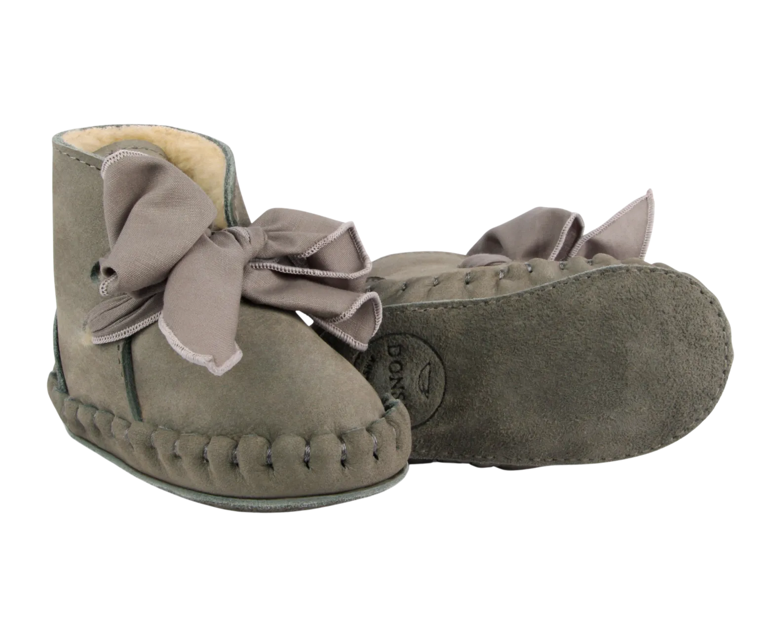 Pina Organza Booties | Stone Nubuck   Stone Cotton