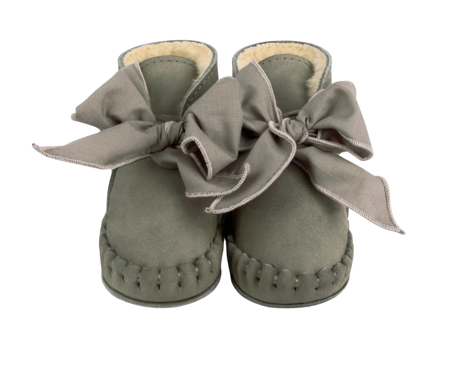 Pina Organza Booties | Stone Nubuck   Stone Cotton