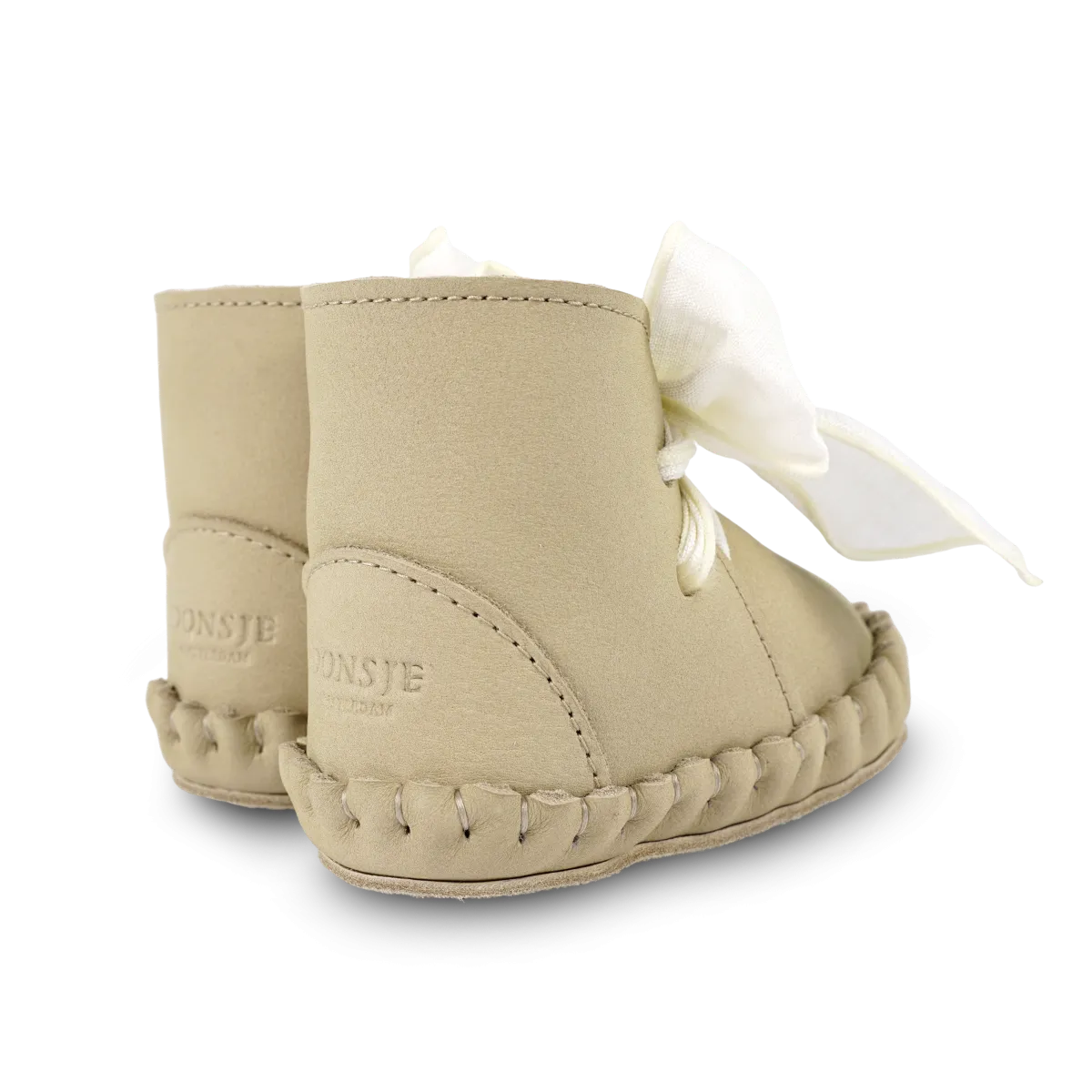 Pina Organza Booties | Taupe Nubuck