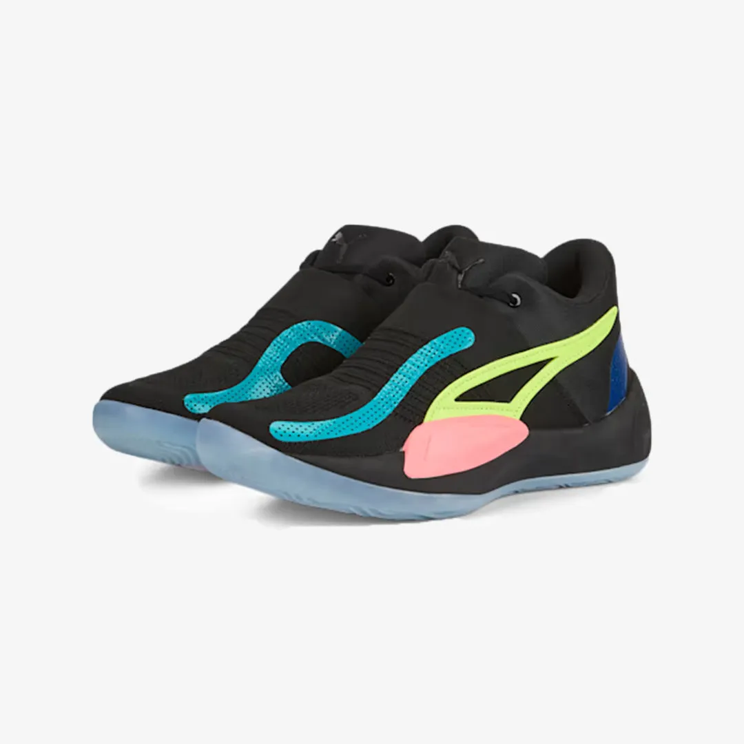 Puma | RISE NITRO  { BLACK/SUNSET GLOW