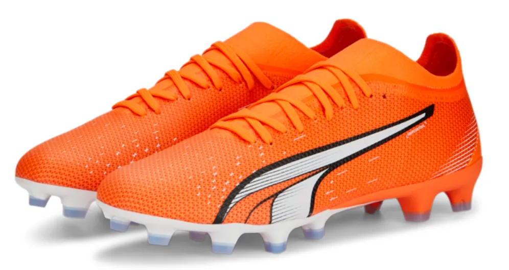 Puma Ultra Match FG - Ultra Orange/White/Blue Glimmer