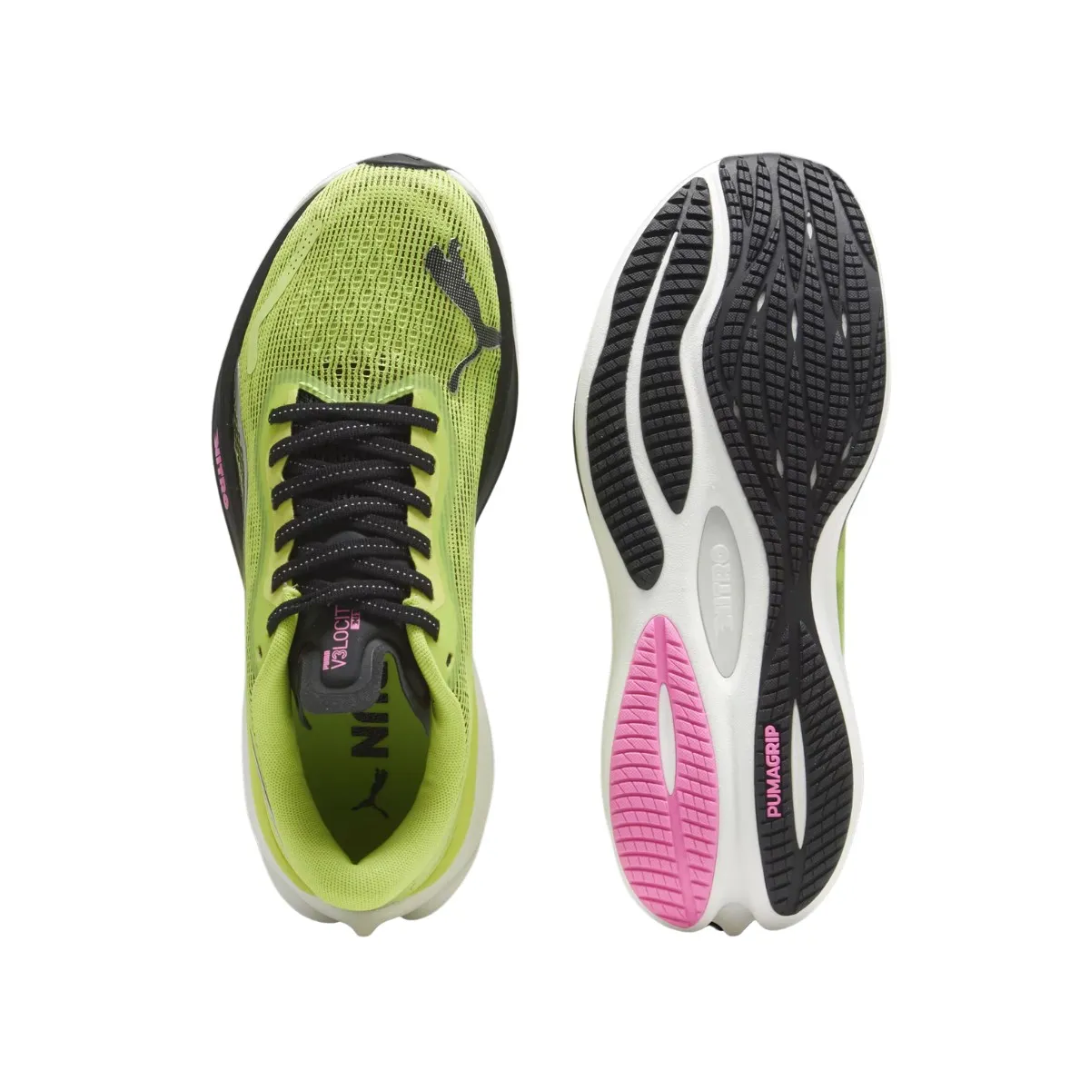 Puma Velocity Nitro 3 Yellow Black SS24 Women's Running Shoes