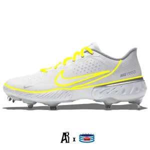 "Neon Lines" Nike Alpha Huarache Elite 3 Low Cleats