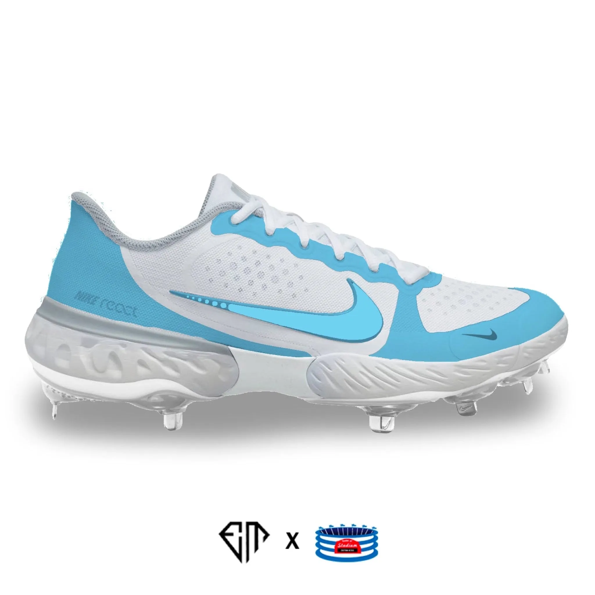 "UNC" Nike Alpha Huarache Elite 3 Cleats