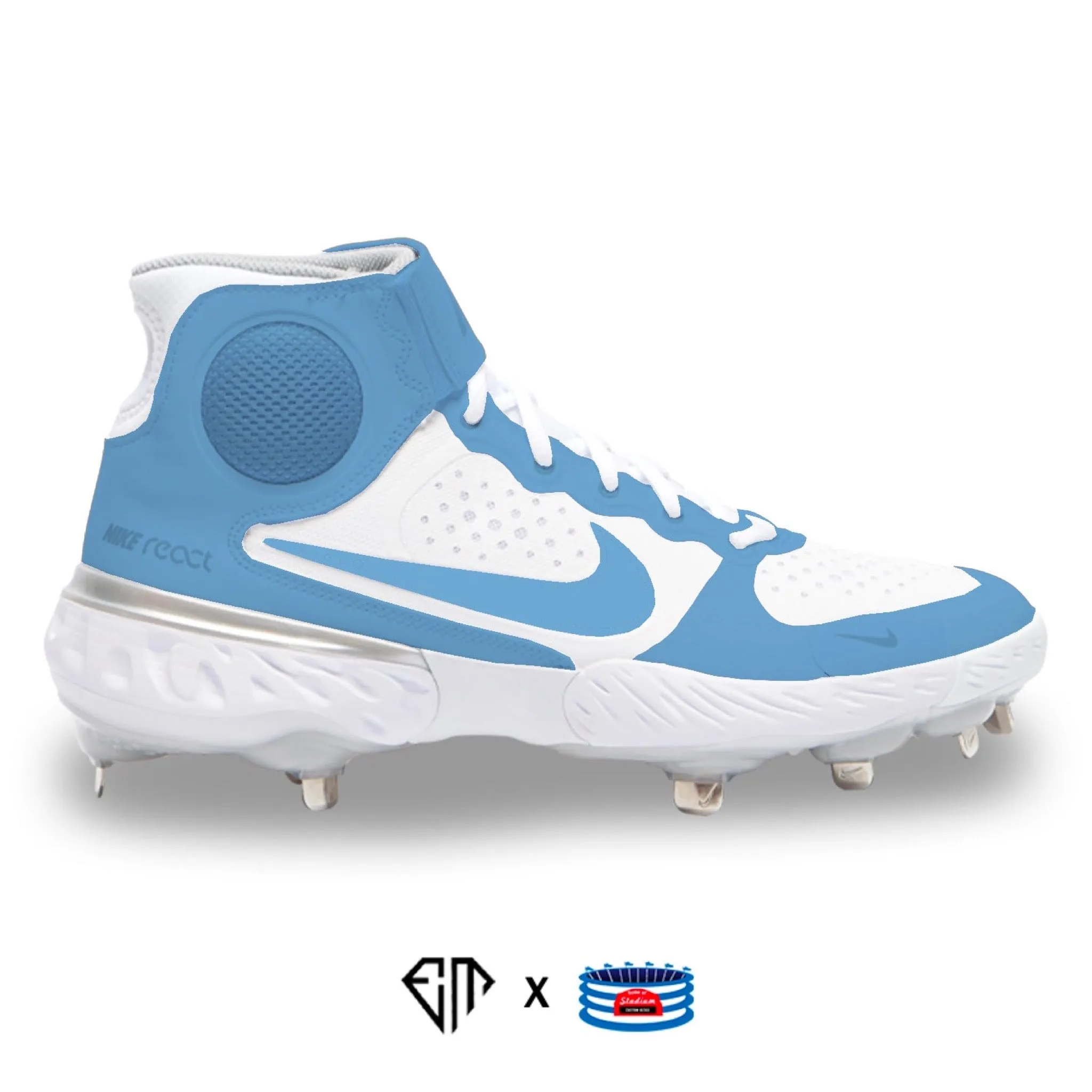 "UNC" Nike Alpha Huarache Elite 3 Cleats