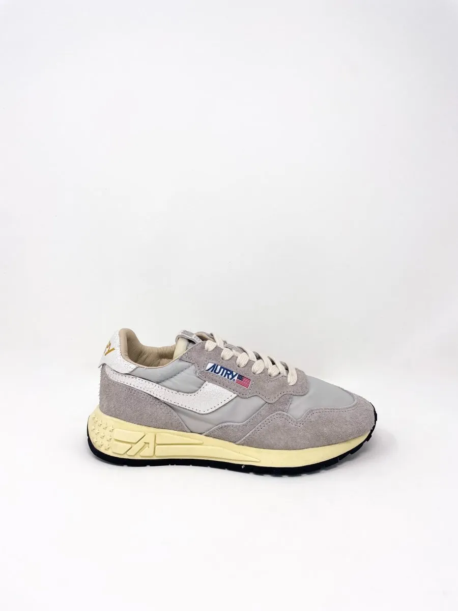 Reelwind Low Sneakers Nylon Suede in Grey/Vapor Blue