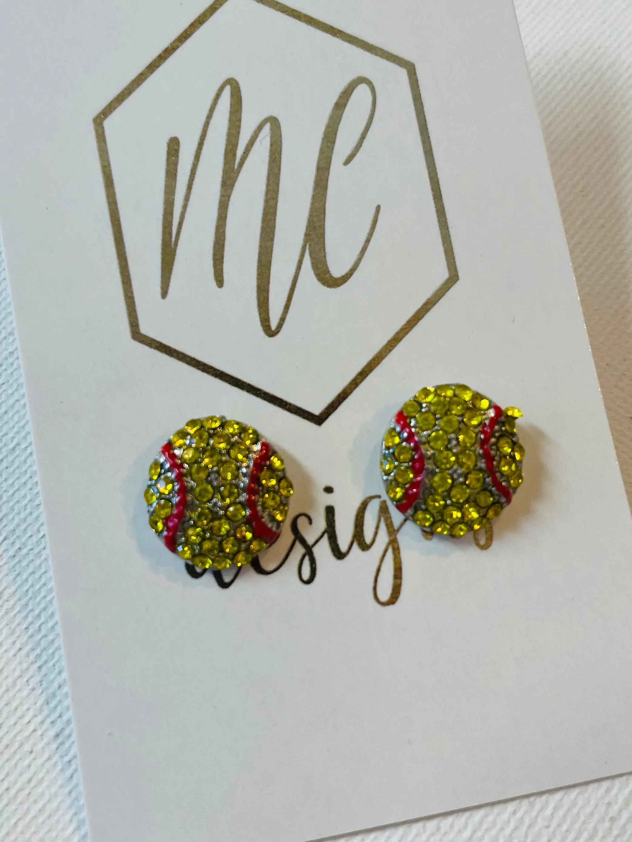 Rhinestone Sports Studs