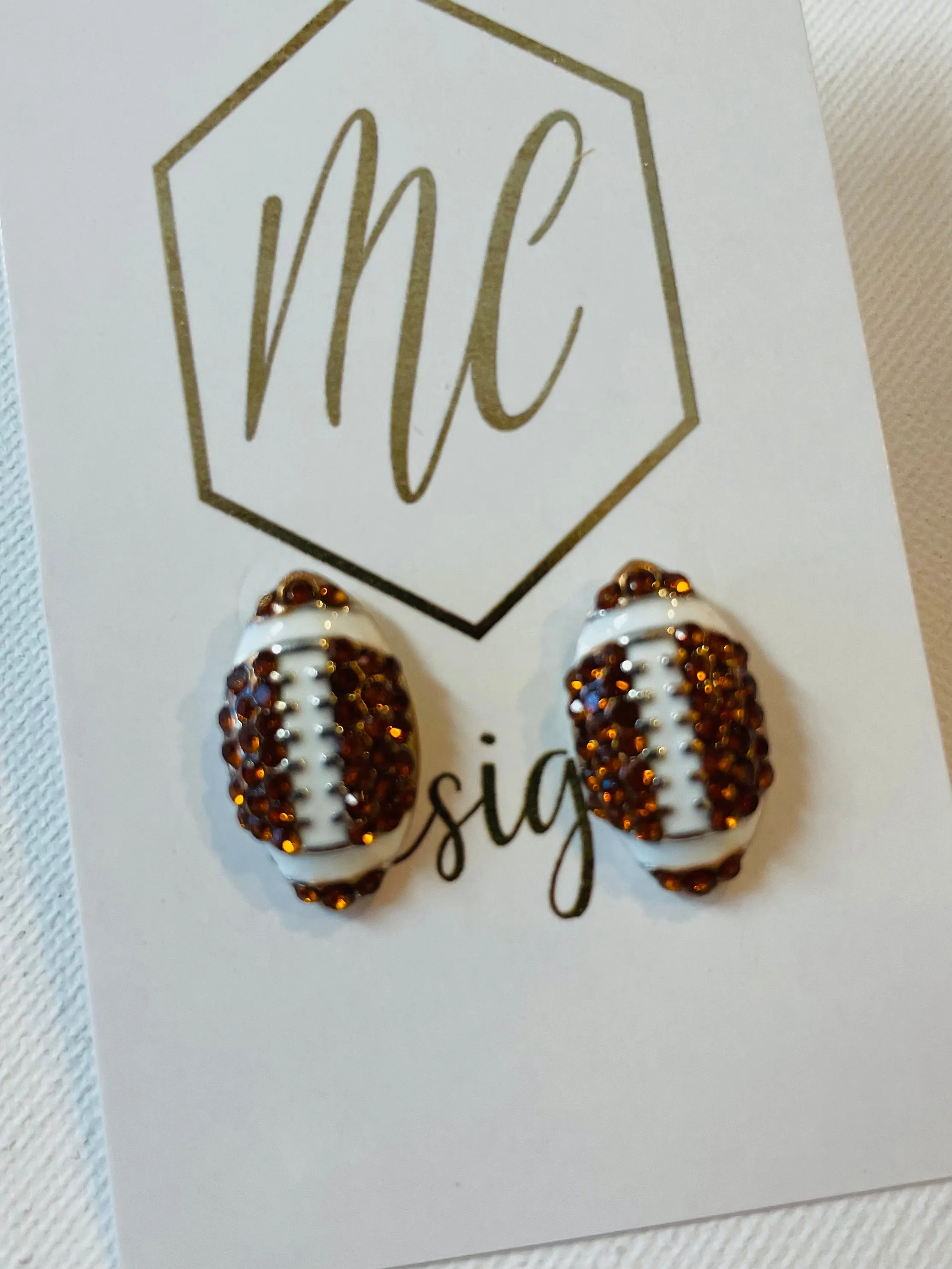 Rhinestone Sports Studs