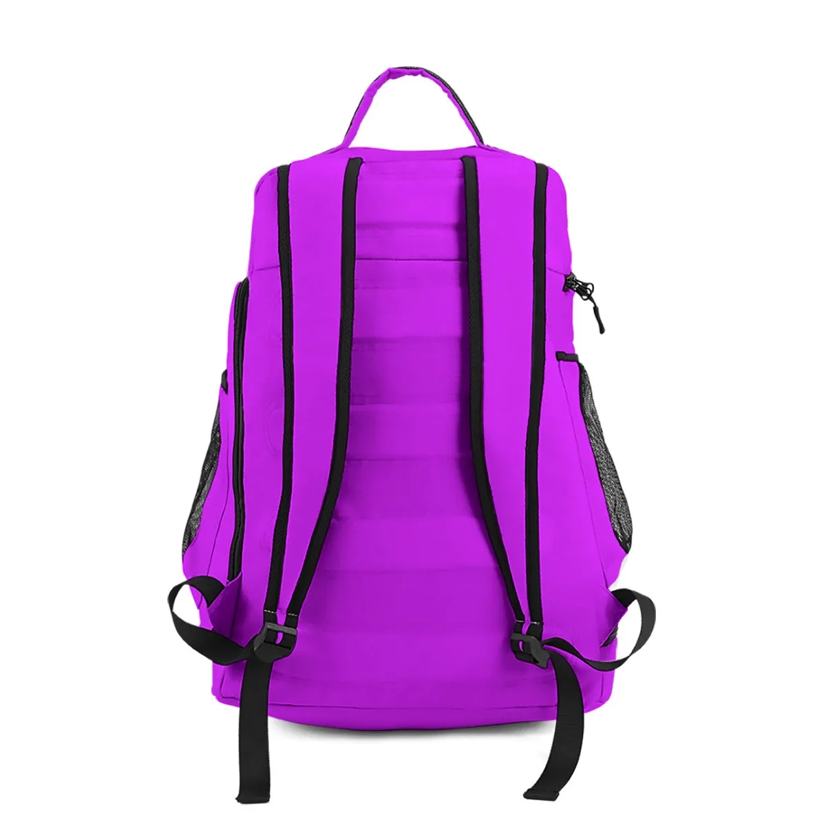 Sixty Eight 93 Logo White Grape Multifunctional Oxford Backpack