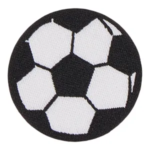 Soccer Ball Patch - Soccer Ball White/Black