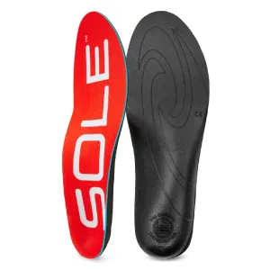 SOLE Active Medium - Plantar Fasciitis Relief Arch Support Insoles - Orthotic Shoe Inserts Color Red