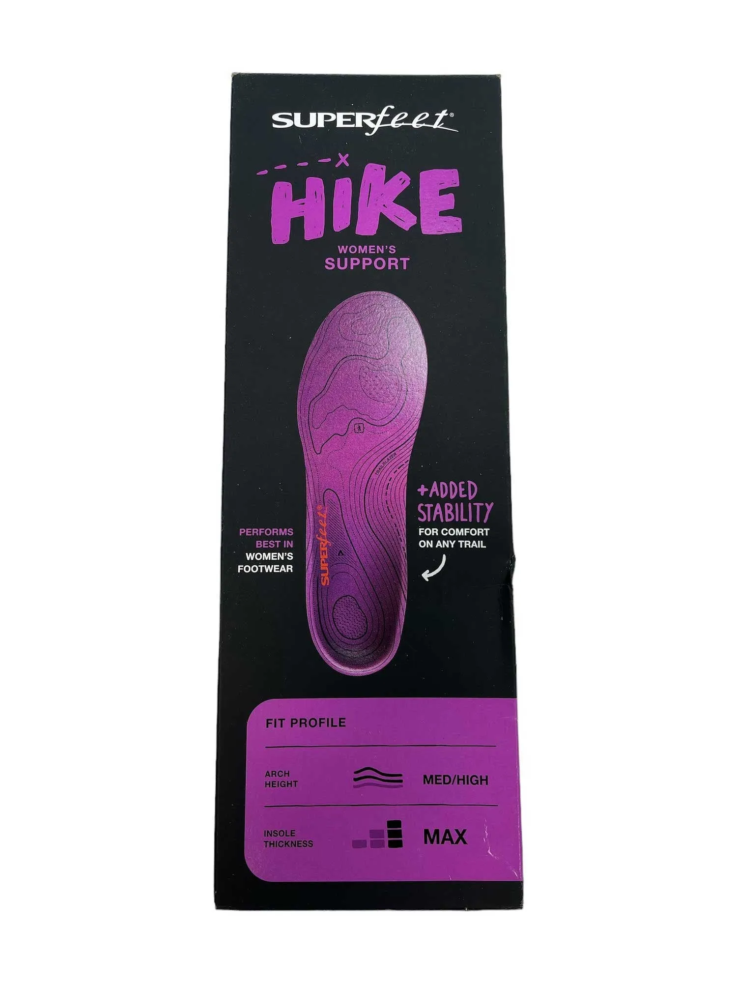 Superfeet Womens TRAILBLAZER Comfort Max Insole