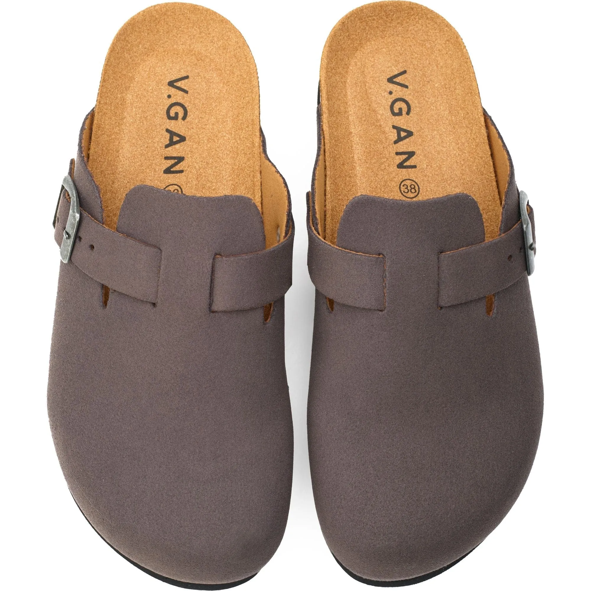 Taro Comfort Women's Vegan Footbed Slippers | Grey