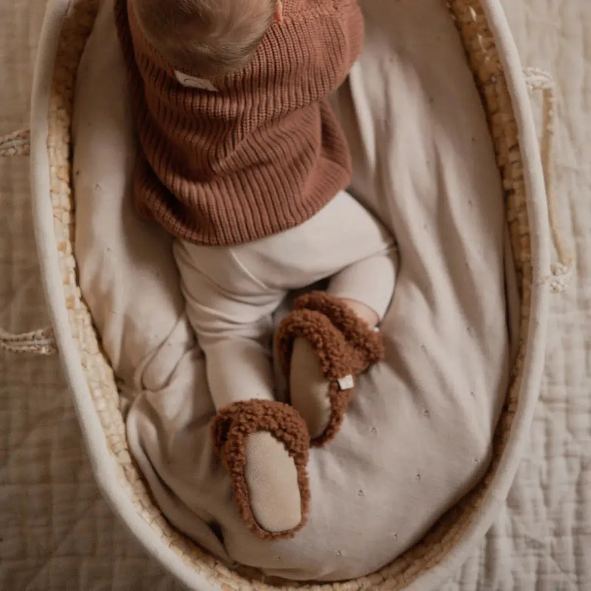 Teddy Booties Chocolate von Cosy Roots mi