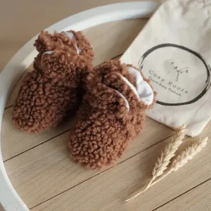 Teddy Booties Chocolate von Cosy Roots mi