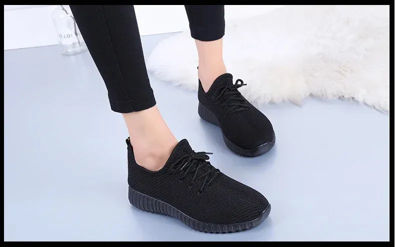 Tenis Feminino 2024 Gym Sports Red Shoes for Women Air Mesh Casual Shoes Zapatillas Mujer Women Breathable Sneakers Basket Femme