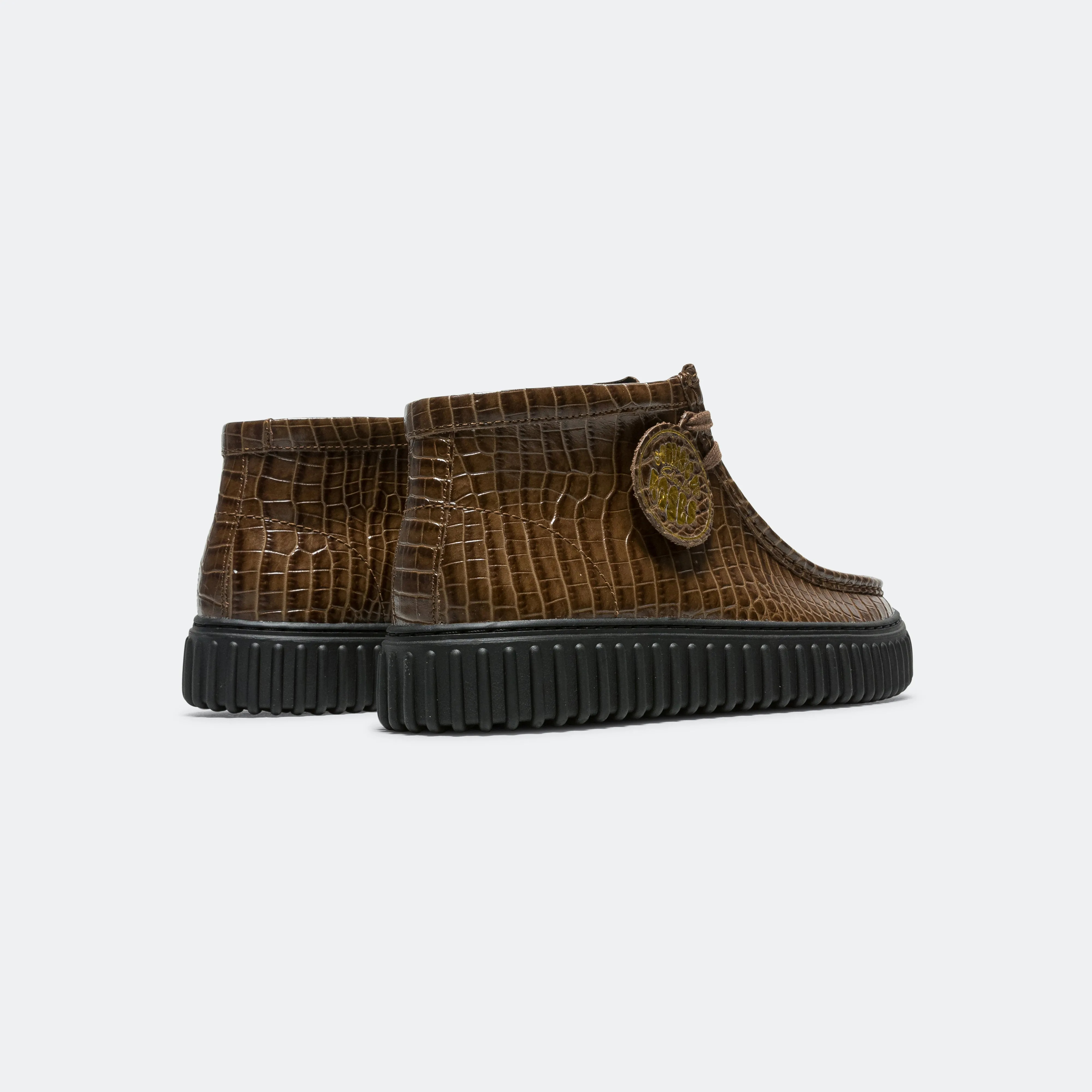 Torhill Hi x Martine Rose - Brown Crocodile Leather