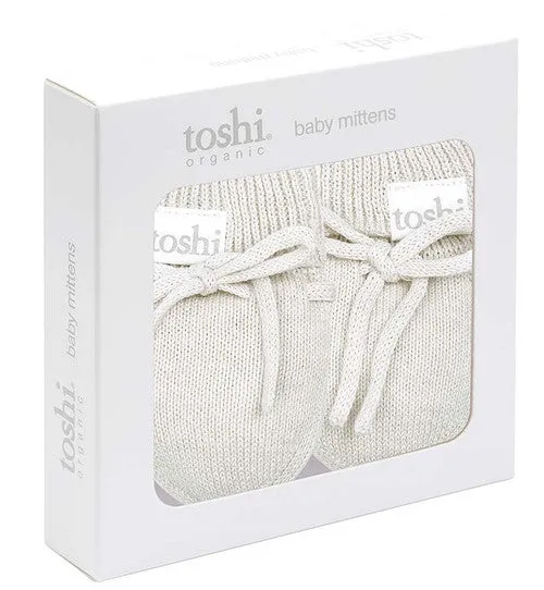 TOSHI ORGANIC MITTENS MARLEY PEBBLE